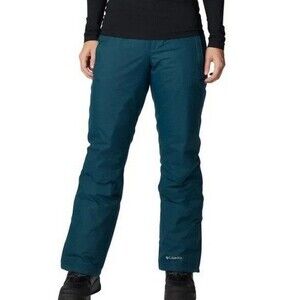 Columbia Ladies TEAL/NIGHT WAVE OMNI SHIELD ACTIVE FIT SNOW PANTS NWT
